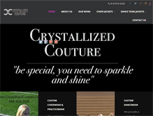 Tablet Screenshot of crystallizedcouture.com